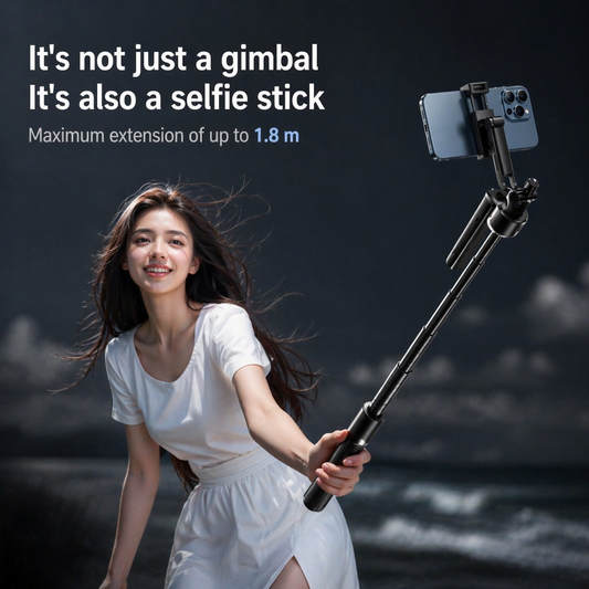 Retail packaging for AI face tracking tripod stand and beauty ring fill light accessories