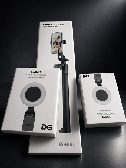 AI face tracking gimbal showing remote tracking handheld shooting yoga and live streaming use cases